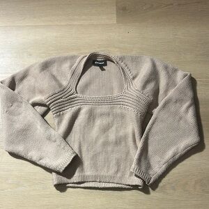 Express Square Neck Knit Sweater